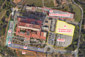 Distribució de places d’aparcament per usuaris a partir de l’1 de setembre