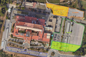 Estado de las obras de los aparcamientos del Hospital Universitari de Terrassa