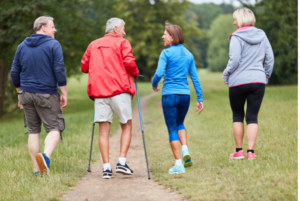 Caminata saludable por usuarios y usuarias del CAP Matadepera