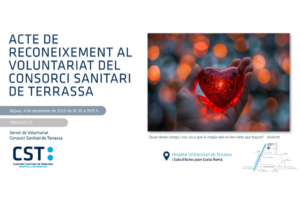Acto de reconocimiento al voluntariado del Consorci Sanitari de Terrassa