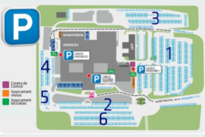 Estat actual aparcaments hospital