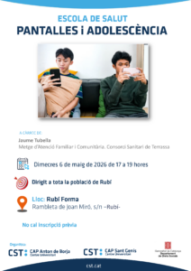 Escuela de Salud. Pantallas y adolescencia