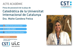 Acte acadèmic. Presa possessió de la plaça de catedràtica UIC Dra. Maite Garolera